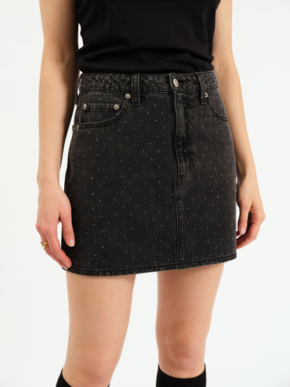 Stash Mini Skirt in Starlit Night