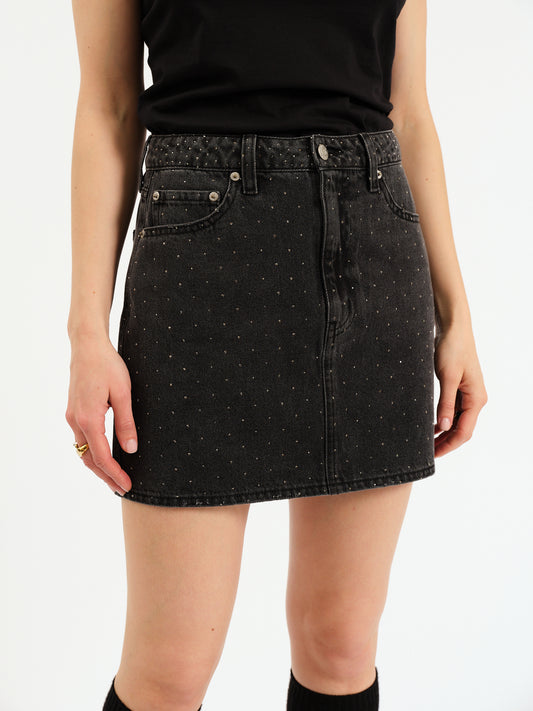 Stash Mini Skirt in Starlit Night