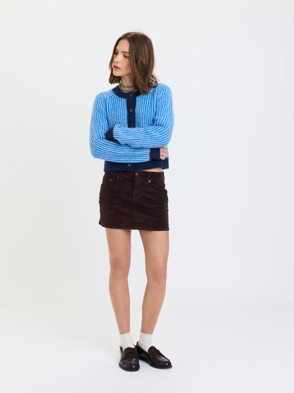 Fever Micro Mini Skirt - Chocolate