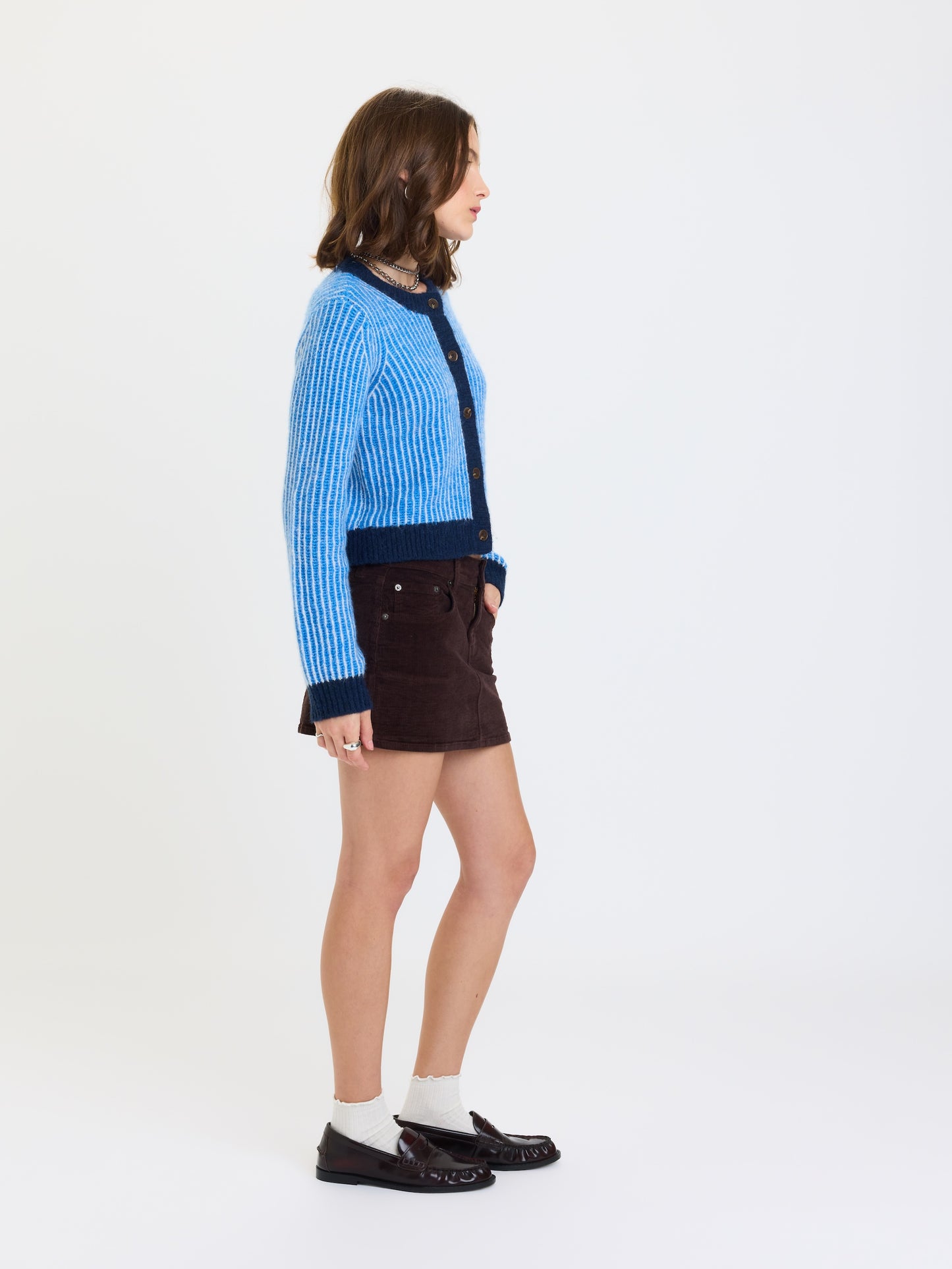 Fever Micro Mini Skirt - Chocolate
