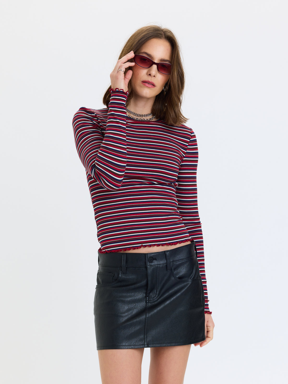 Moondrift Long Sleeve Tee in Serra Stripe