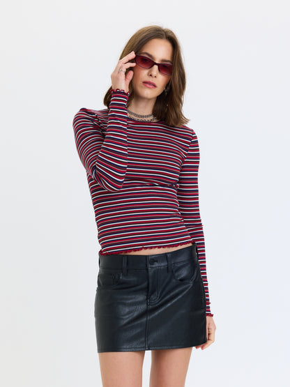Moondrift Long Sleeve Tee in Serra Stripe