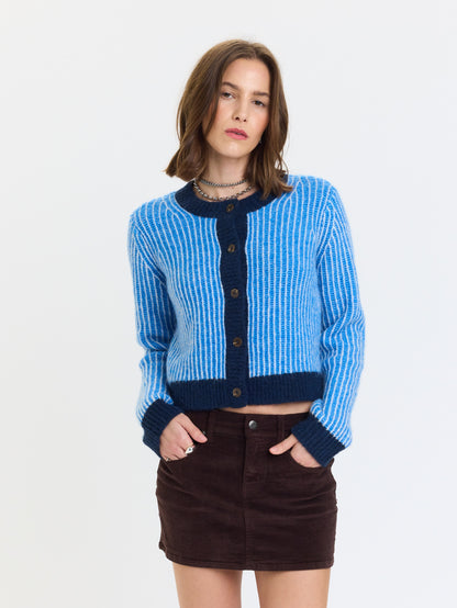 Muse Fitted Cardigan in Marin