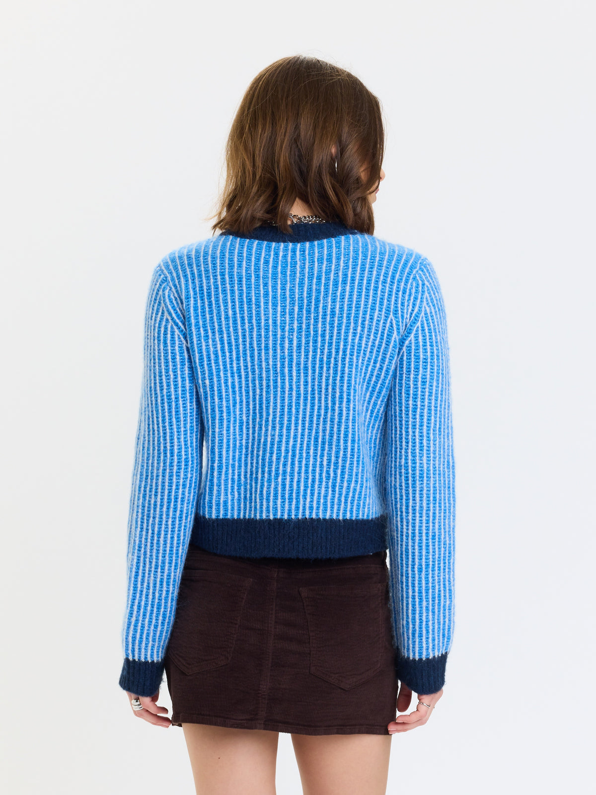 Muse Fitted Cardigan in Marin