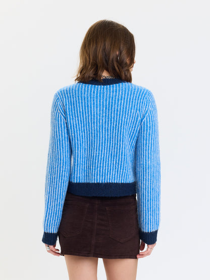 Muse Fitted Cardigan in Marin