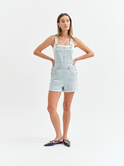 Baby Blues Short Overalls in Blue Bell Stripe – Daze Denim