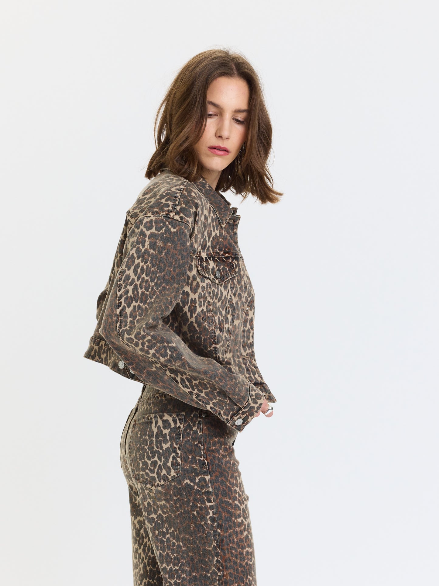 Del Mar Short Jacket in Cool Cat