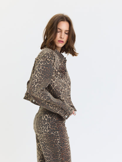 Del Mar Short Jacket in Cool Cat