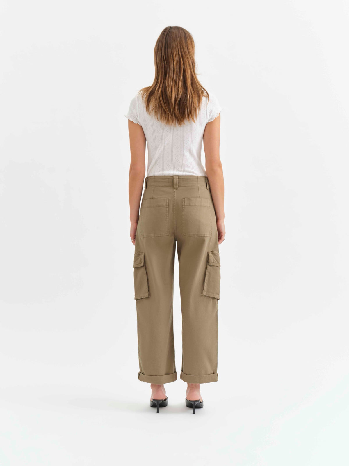 The Squad Curved Leg Cargo Pant in Thicket