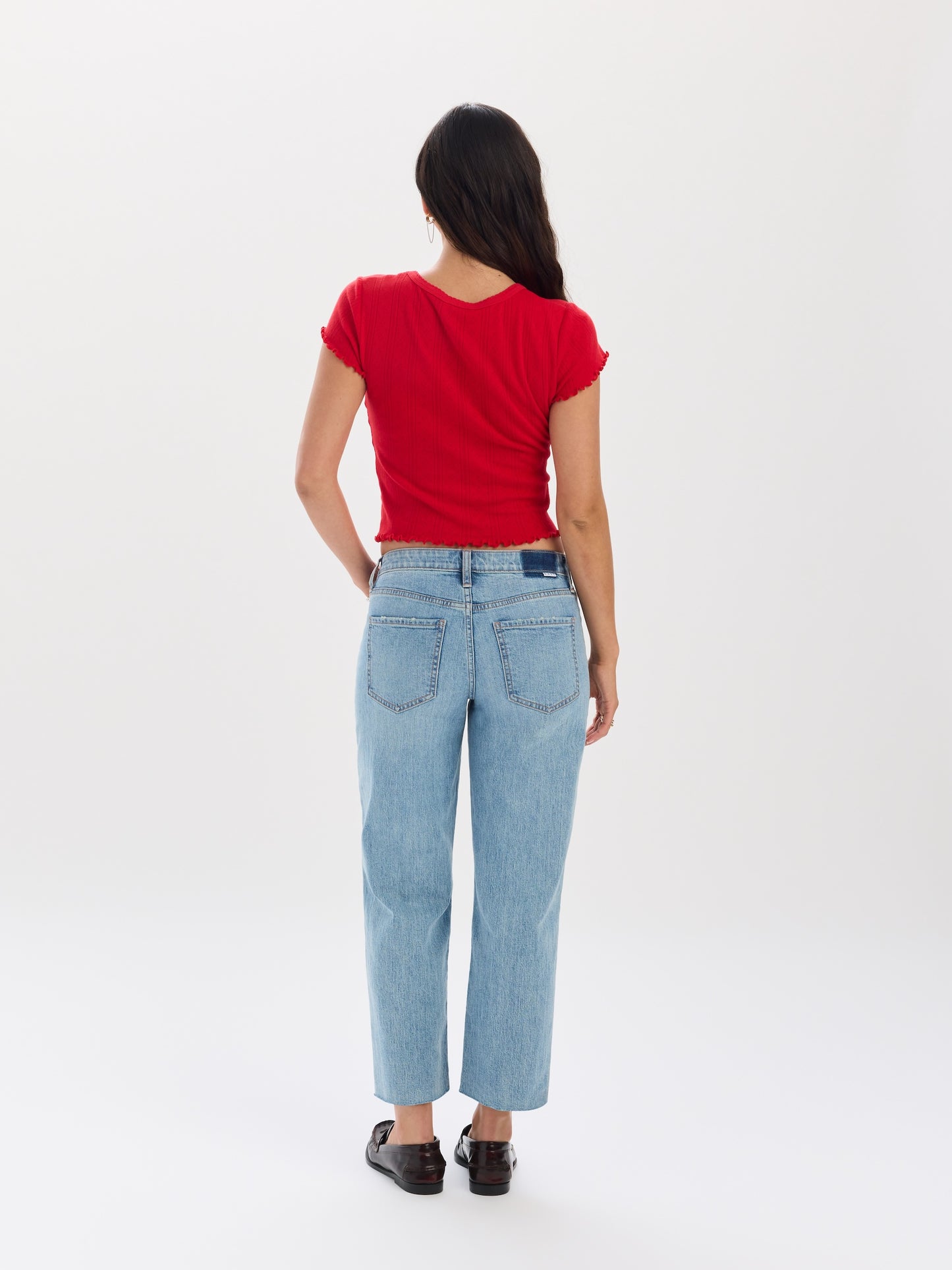 Keeper Low Rise Cropped Straight in Obviously Vintage