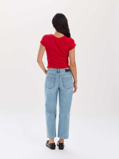 Keeper Low Rise Cropped Straight in Obviously Vintage