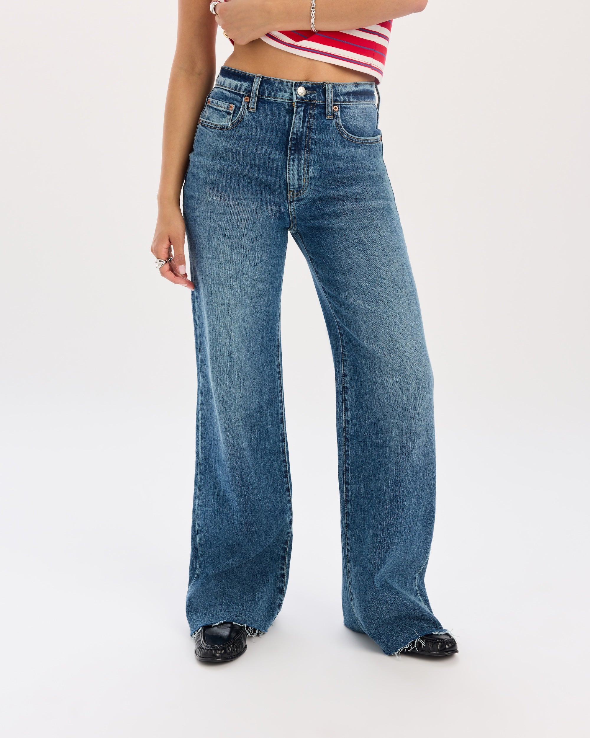 Far Out Wide Leg in Stunner – Daze Denim