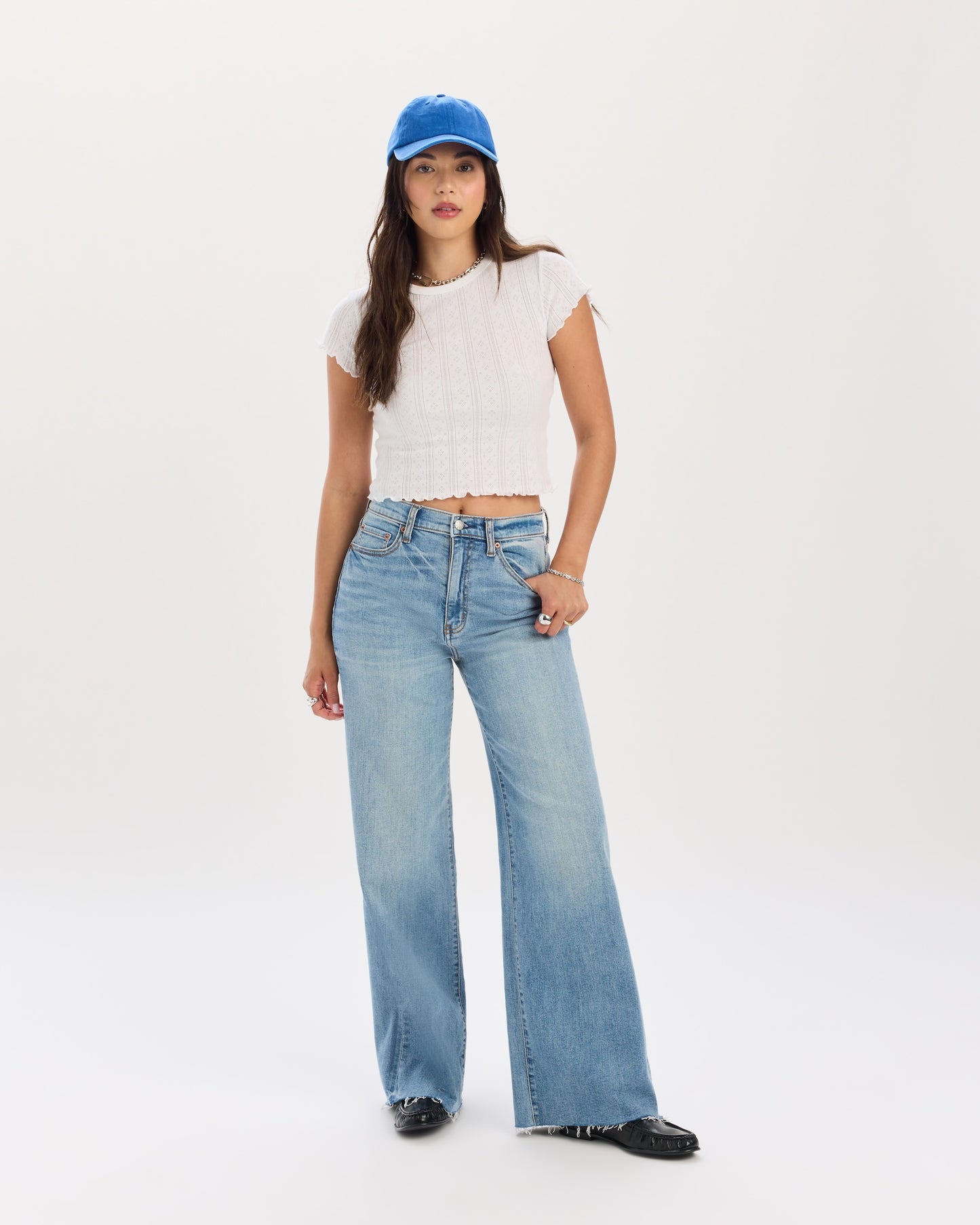 Far Out High Rise Wide in Fools Gold