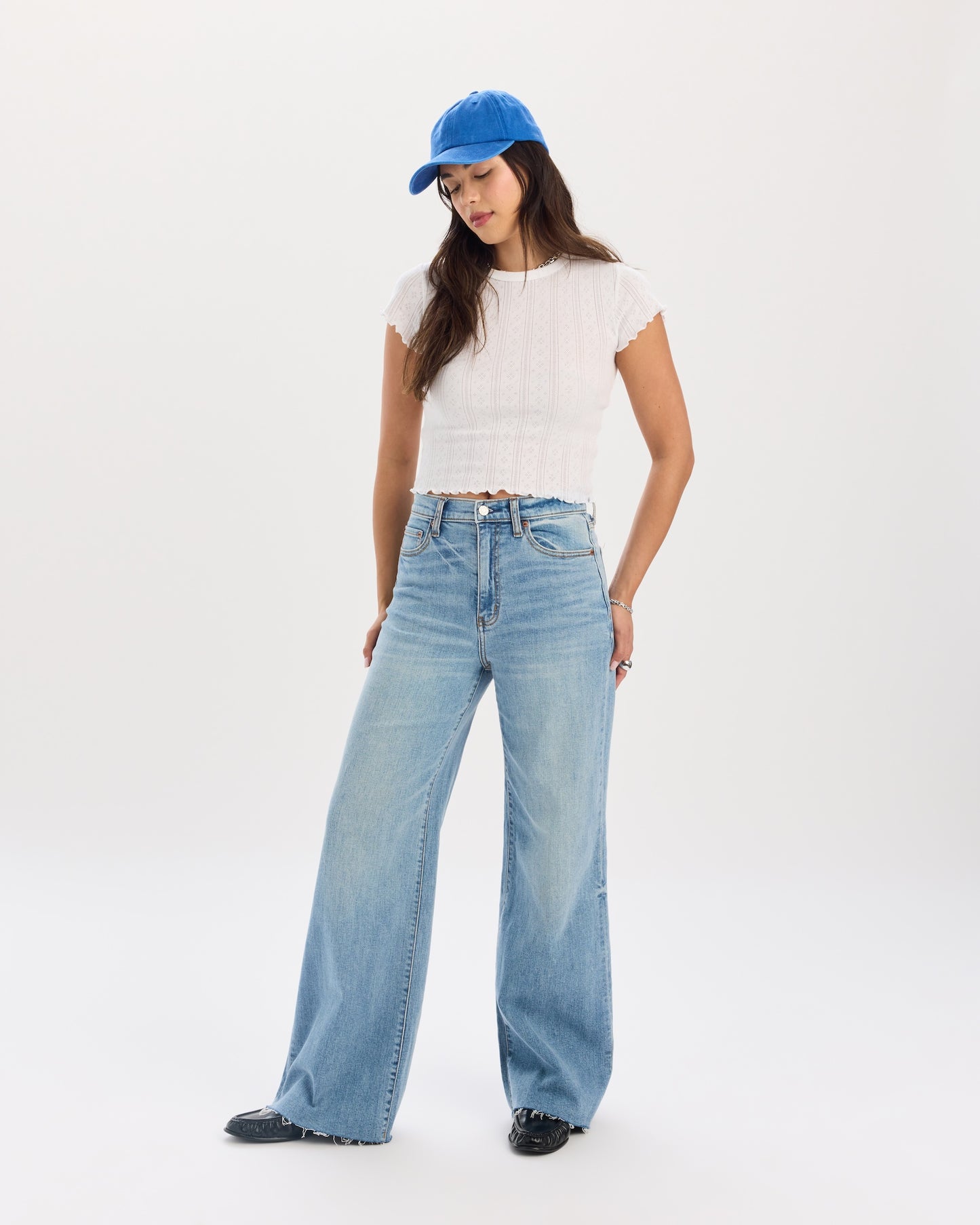 Far Out High Rise Wide in Fools Gold