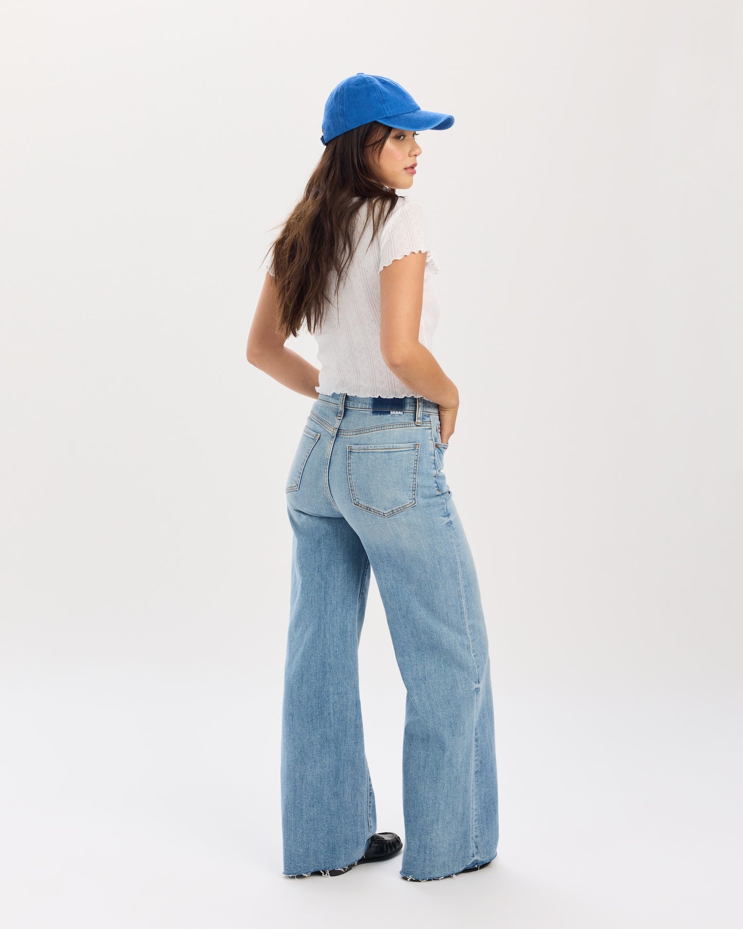 Far Out High Rise Wide in Fools Gold