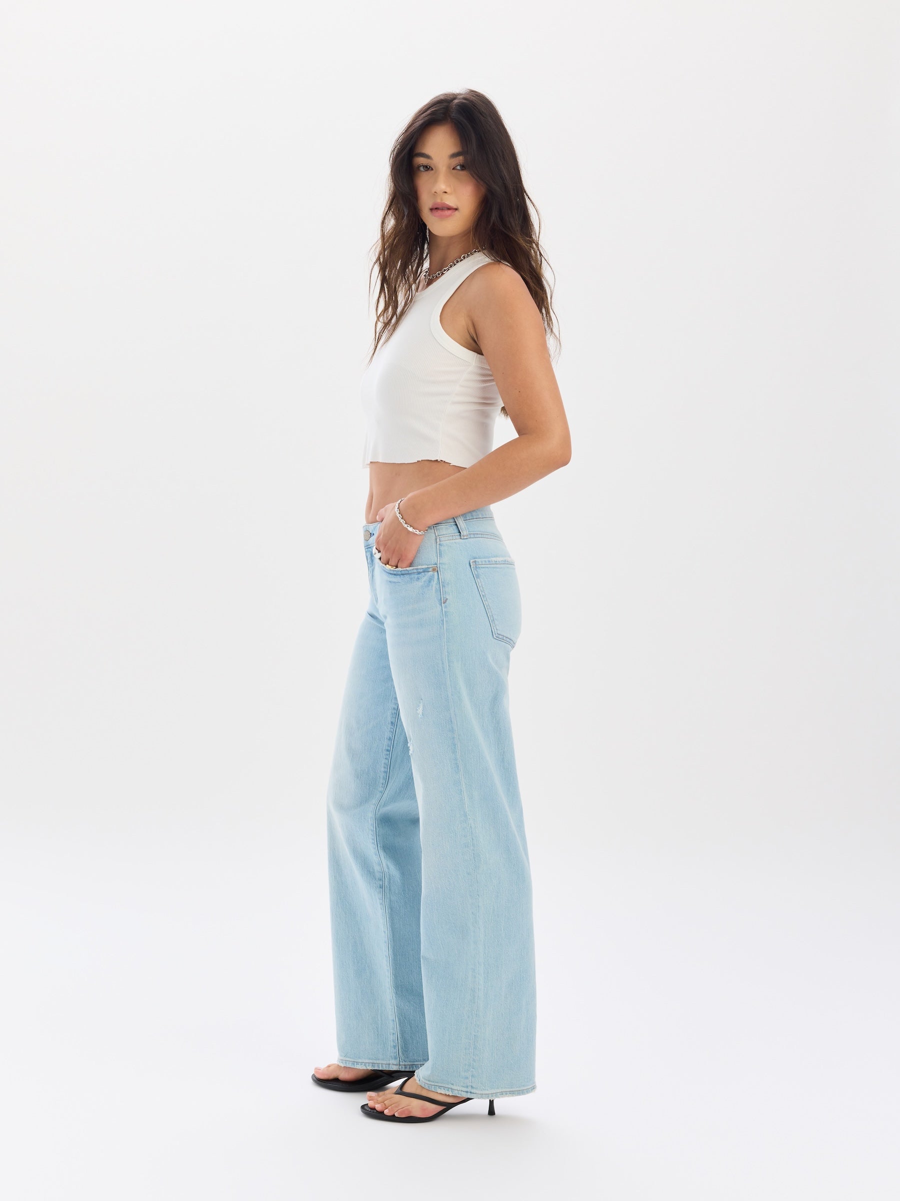 Women's Denim Straight Pants – Daze Denim