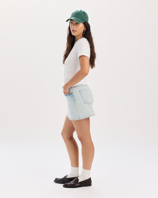 Malibu Mini Skirt in Magnetic