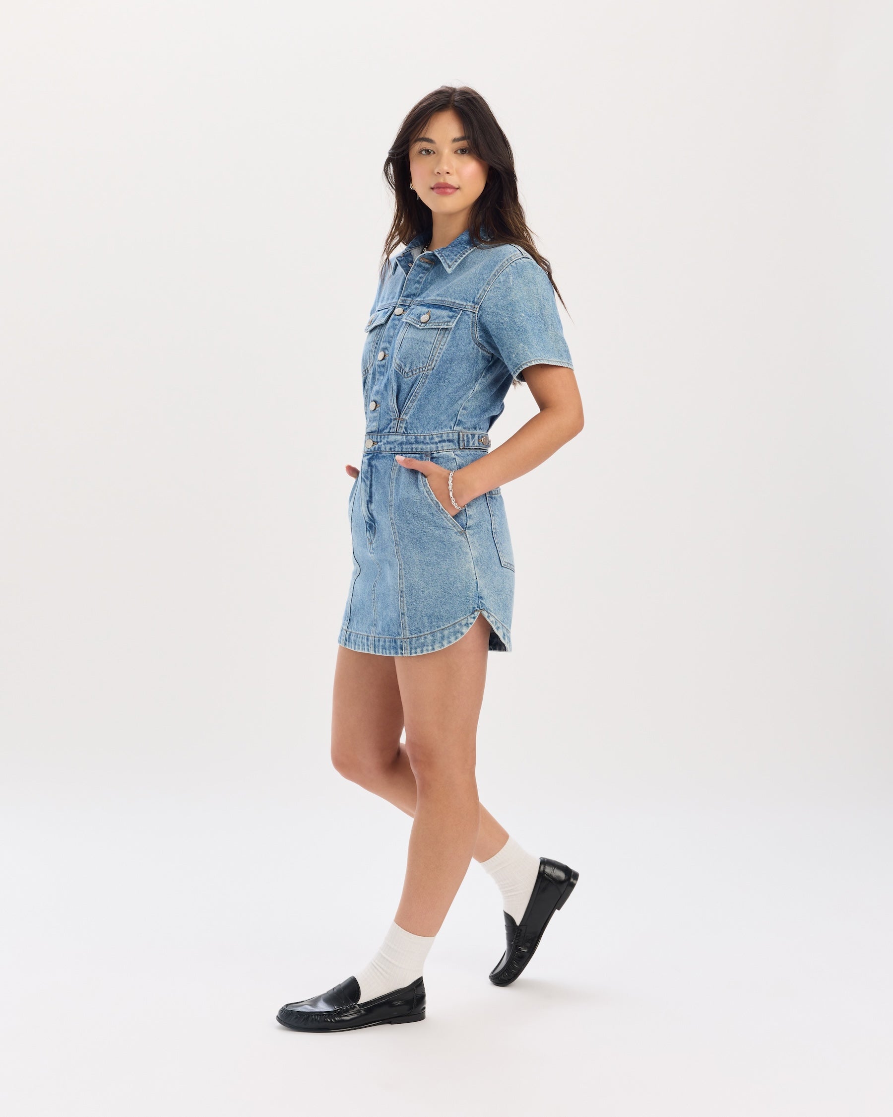 Topanga Dress in Plot Twist – Daze Denim
