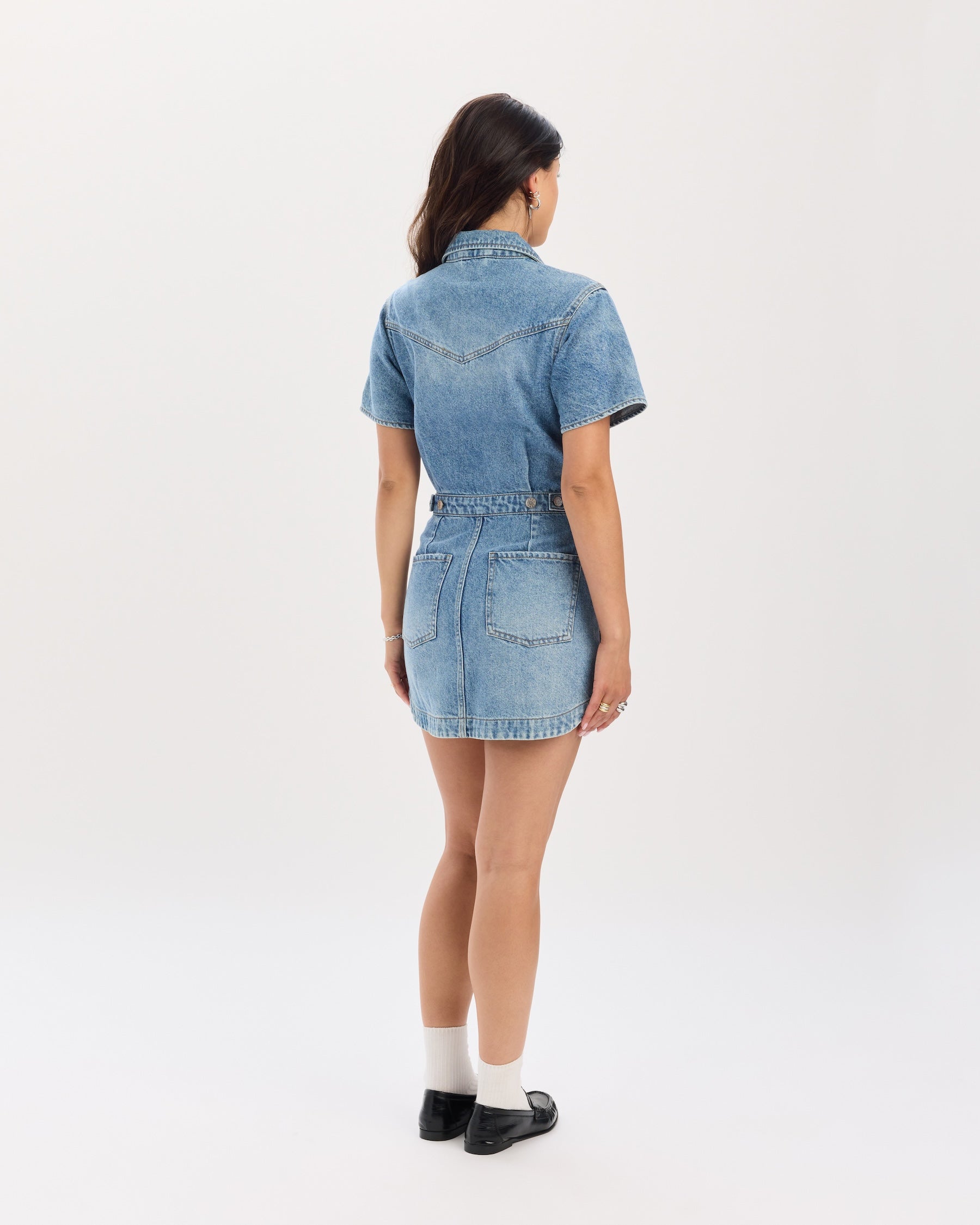 Topanga Dress in Plot Twist – Daze Denim