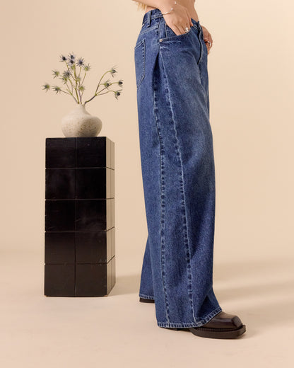 Hero High Rise Pleated Baggy Pant - Dreamland