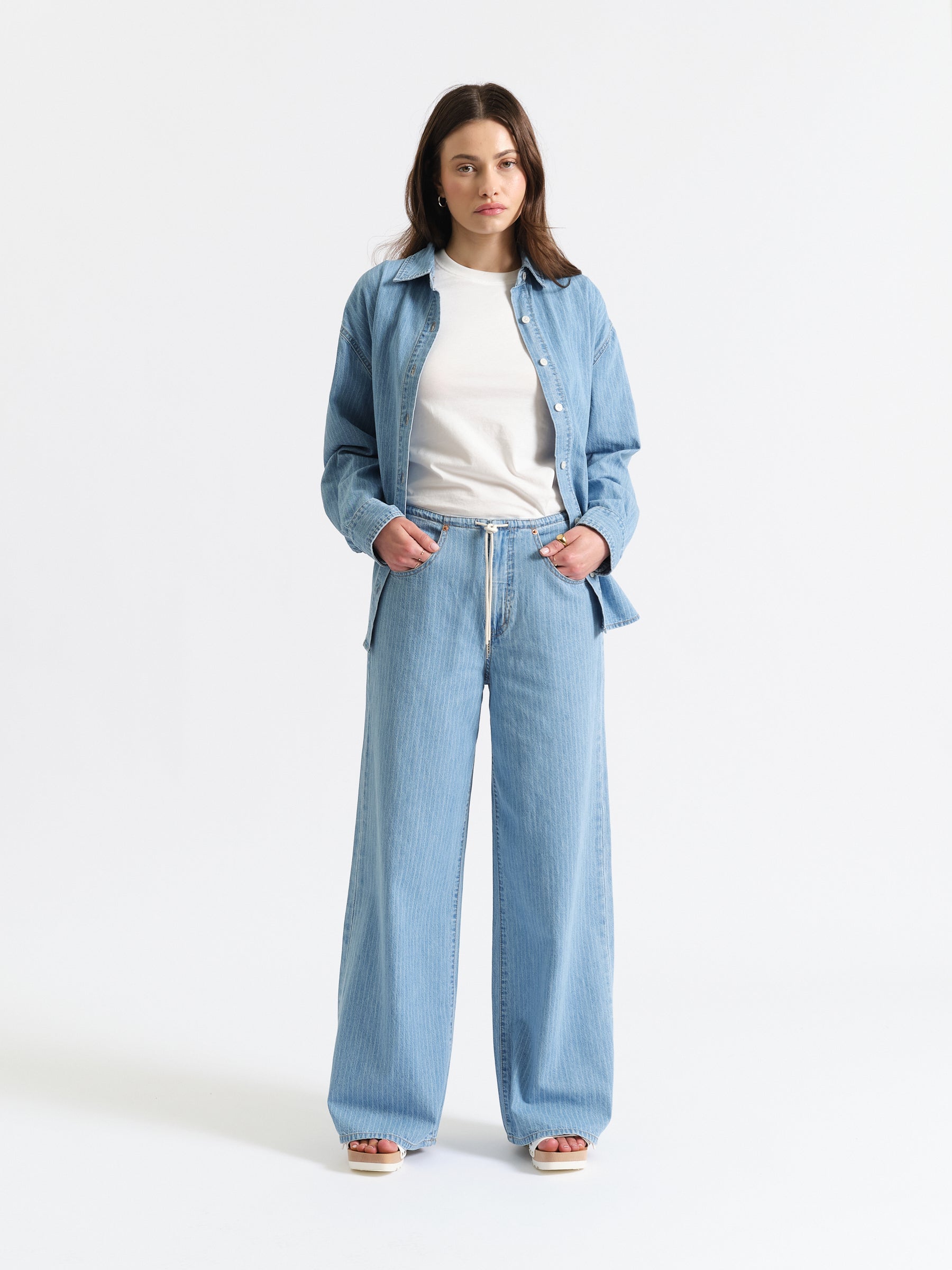 Madison Mid Rise Wide Leg in Whimsy – Daze Denim