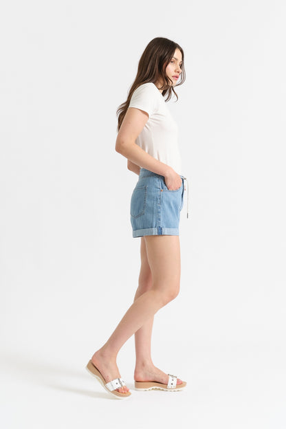 Maddie Mid Rise Short in Whimsy