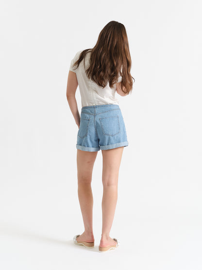 Maddie Mid Rise Short in Whimsy