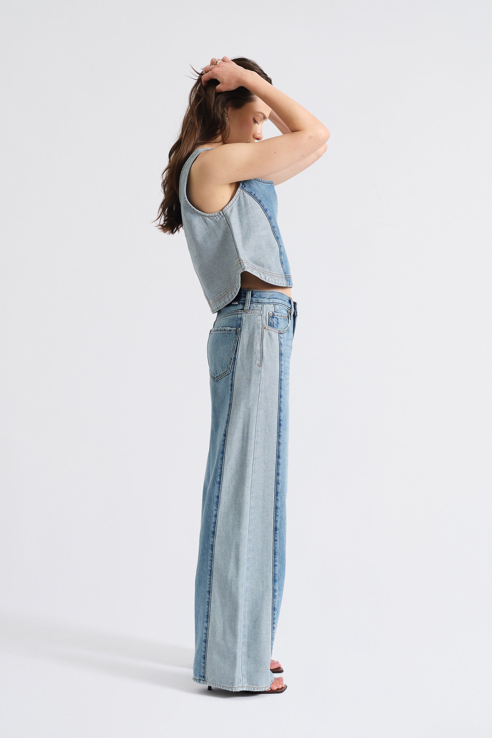 The Wanderer Mid Rise Palazzo in Coast – Daze Denim