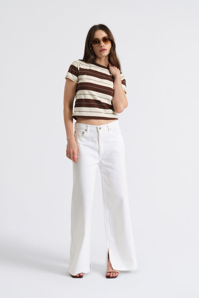 The Wanderer Mid Rise Palazzo in Lamb – Daze Denim