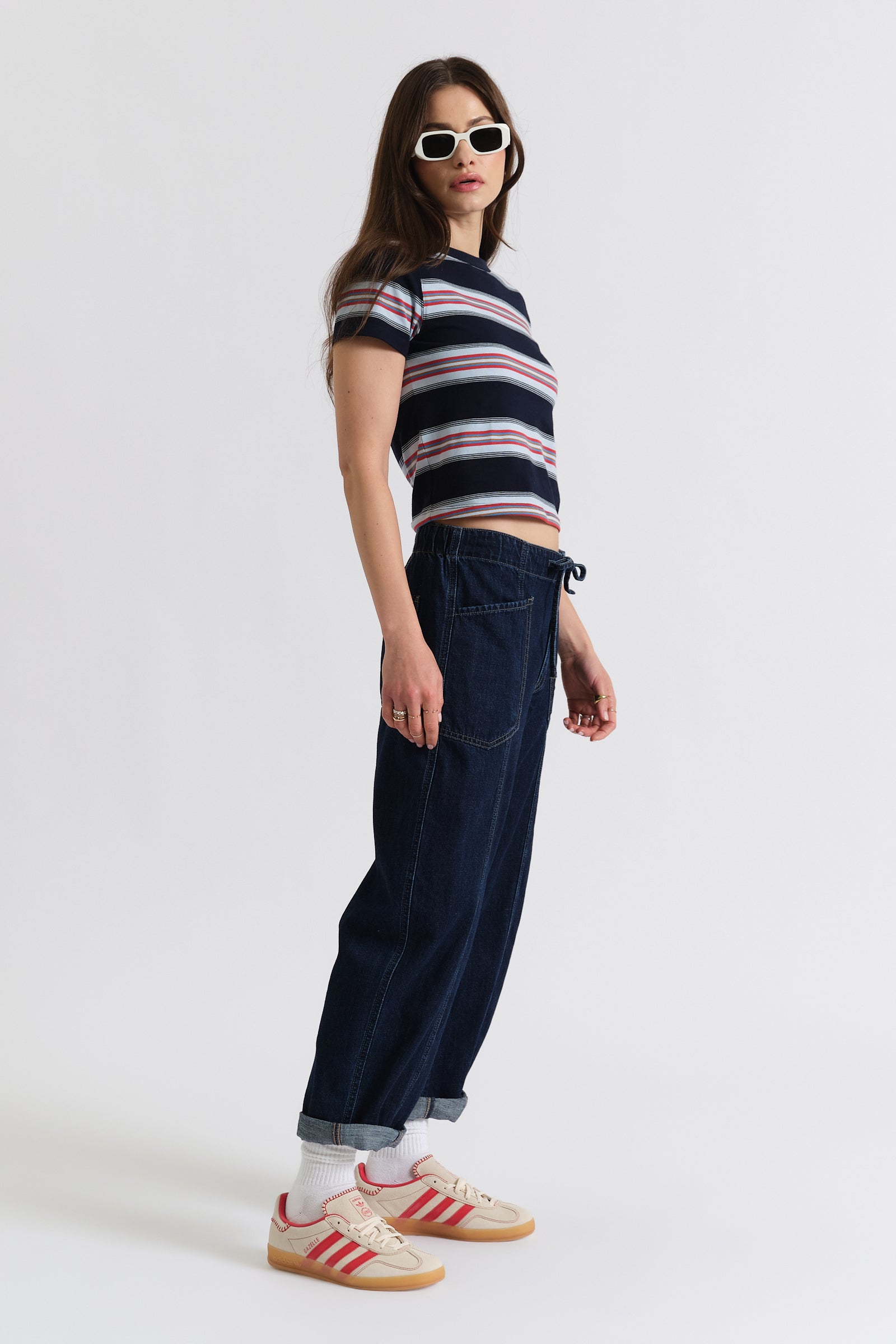 Villa Drawstring Barrel in Blue Mood – Daze Denim