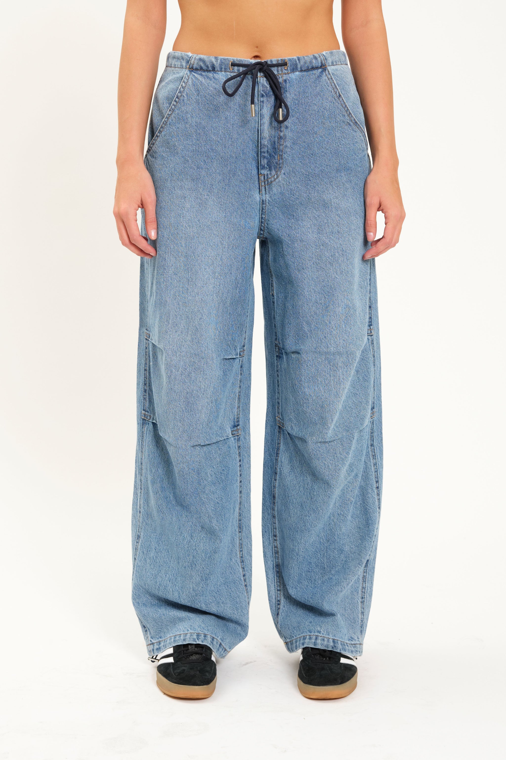 Jet Set Jogger Drawcord Jeans