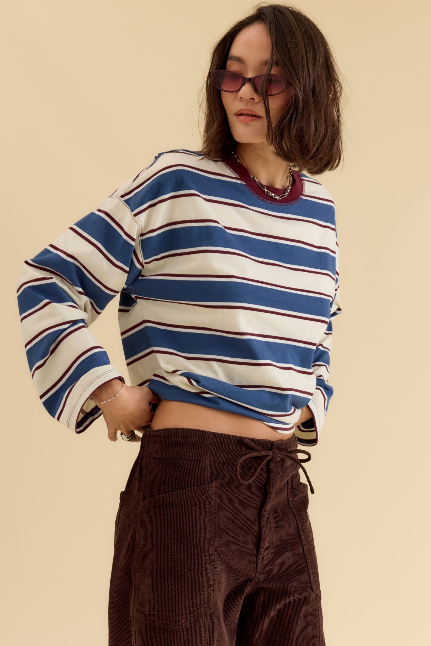 Salinas Easy Long Sleeve - Cove Stripe