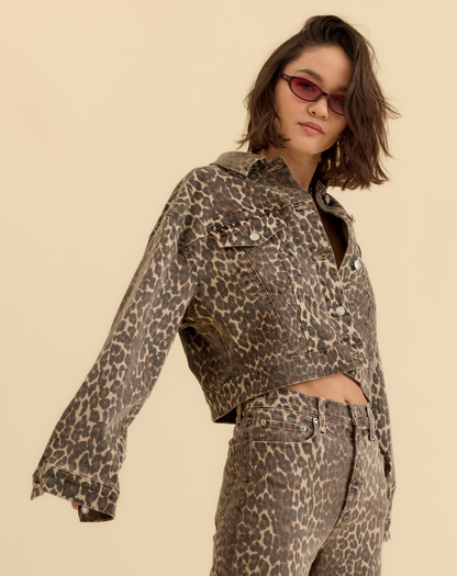 Del Mar Short Jacket in Cool Cat