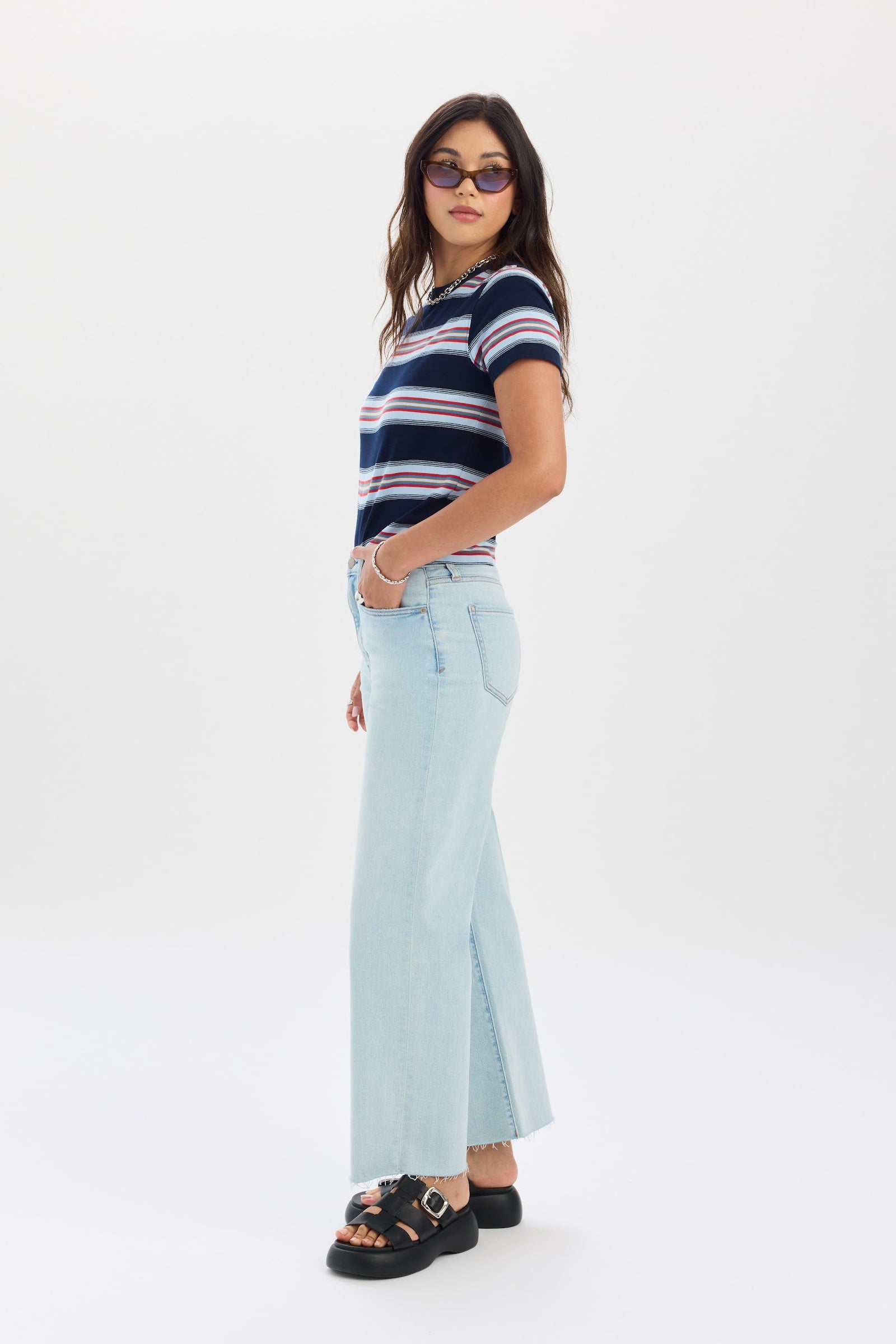 パンツ L LASER FADE STANDARD STRAIGHT DENIM WYM LIDNM ジーンズ LASER FADE STANDARD STRAIGHT DENIM メンズ