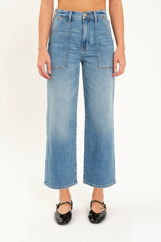 Pleaser High Rise Wide Ankle in Text Me