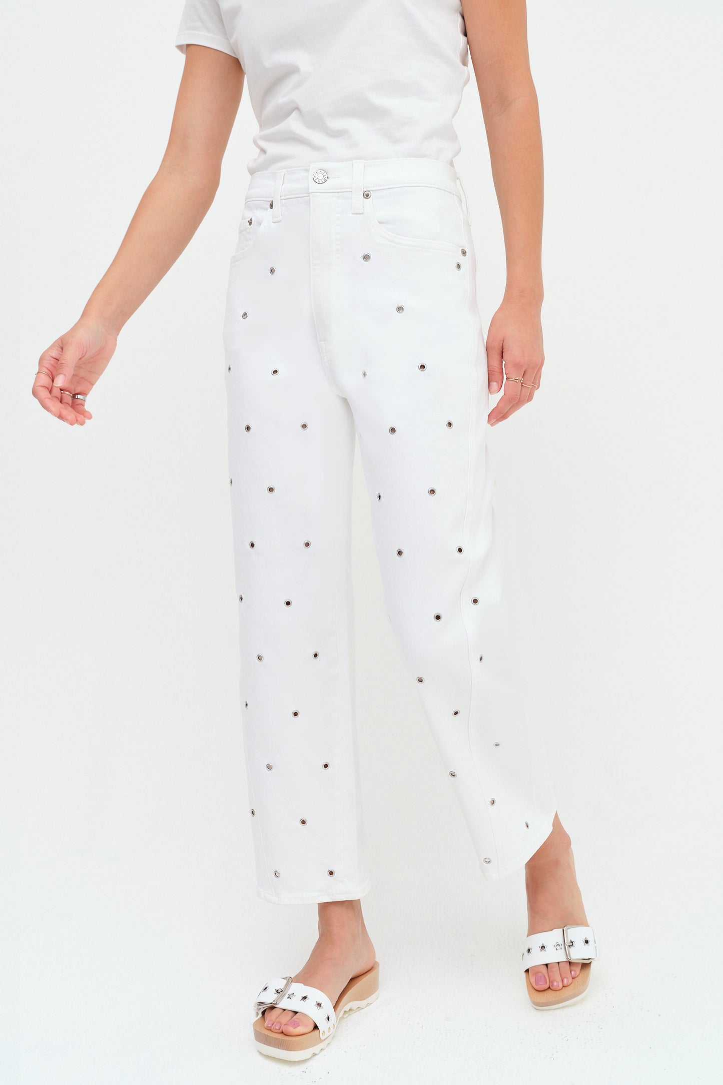 Westward High Rise Barrel Leg in Lamb