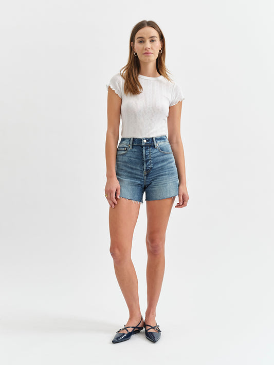 Bottom Line High Rise Short in Perfection