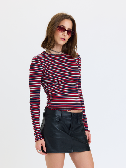 Moondrift Long Sleeve Tee in Serra Stripe