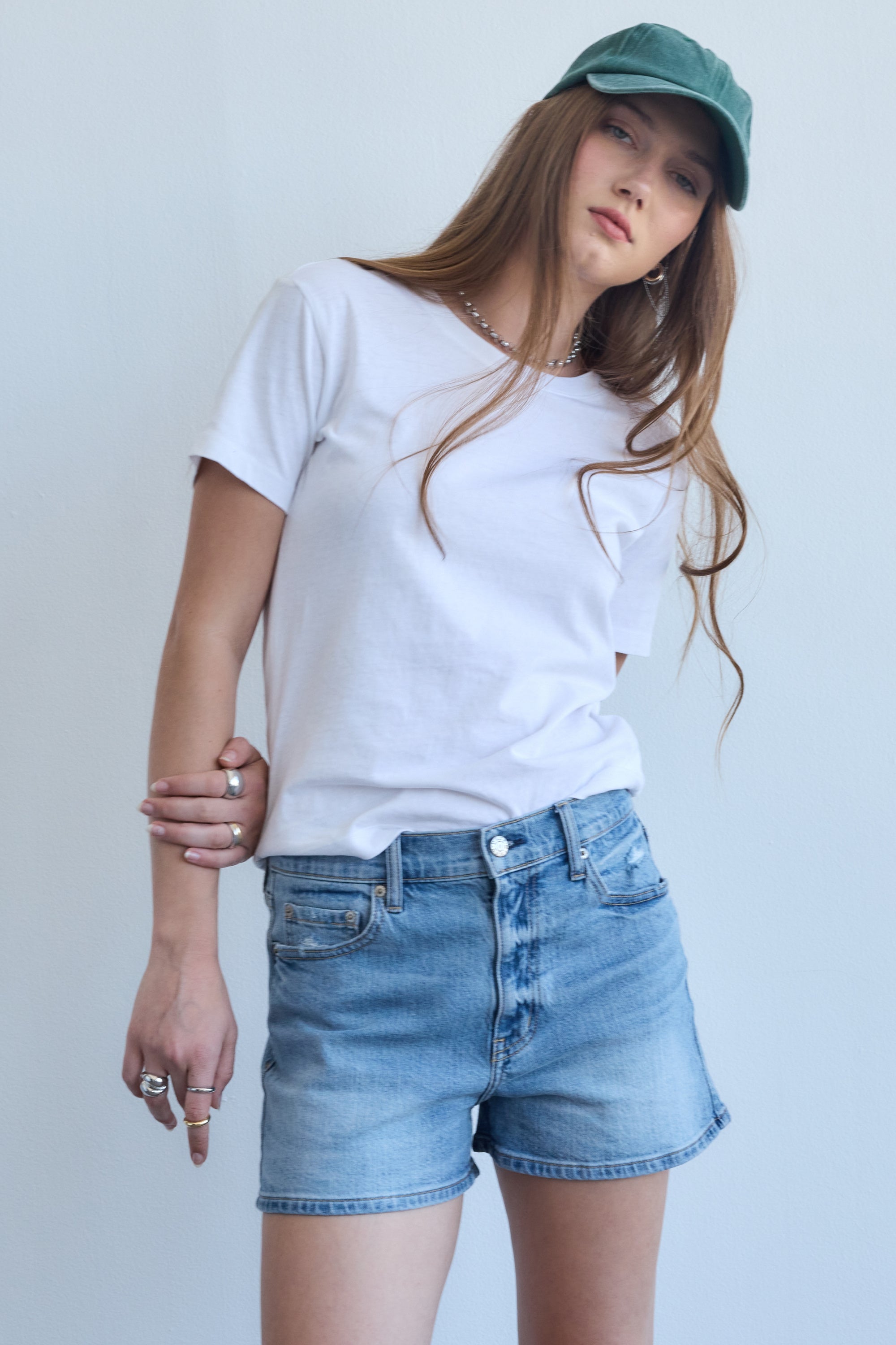 Troublemaker High Rise Short in Marina Vintage – Daze Denim