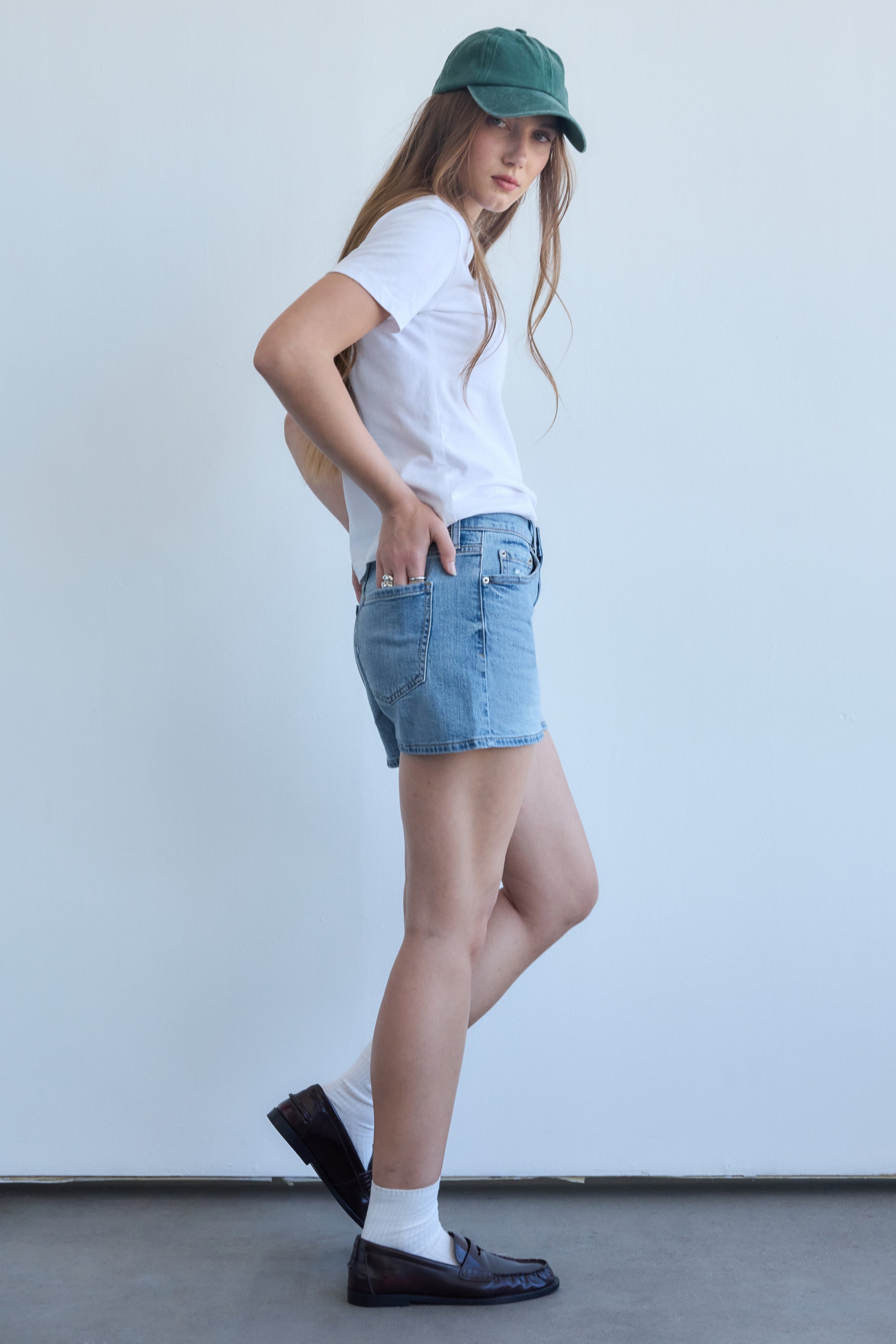 Troublemaker High Rise Short in Marina Vintage – Daze Denim