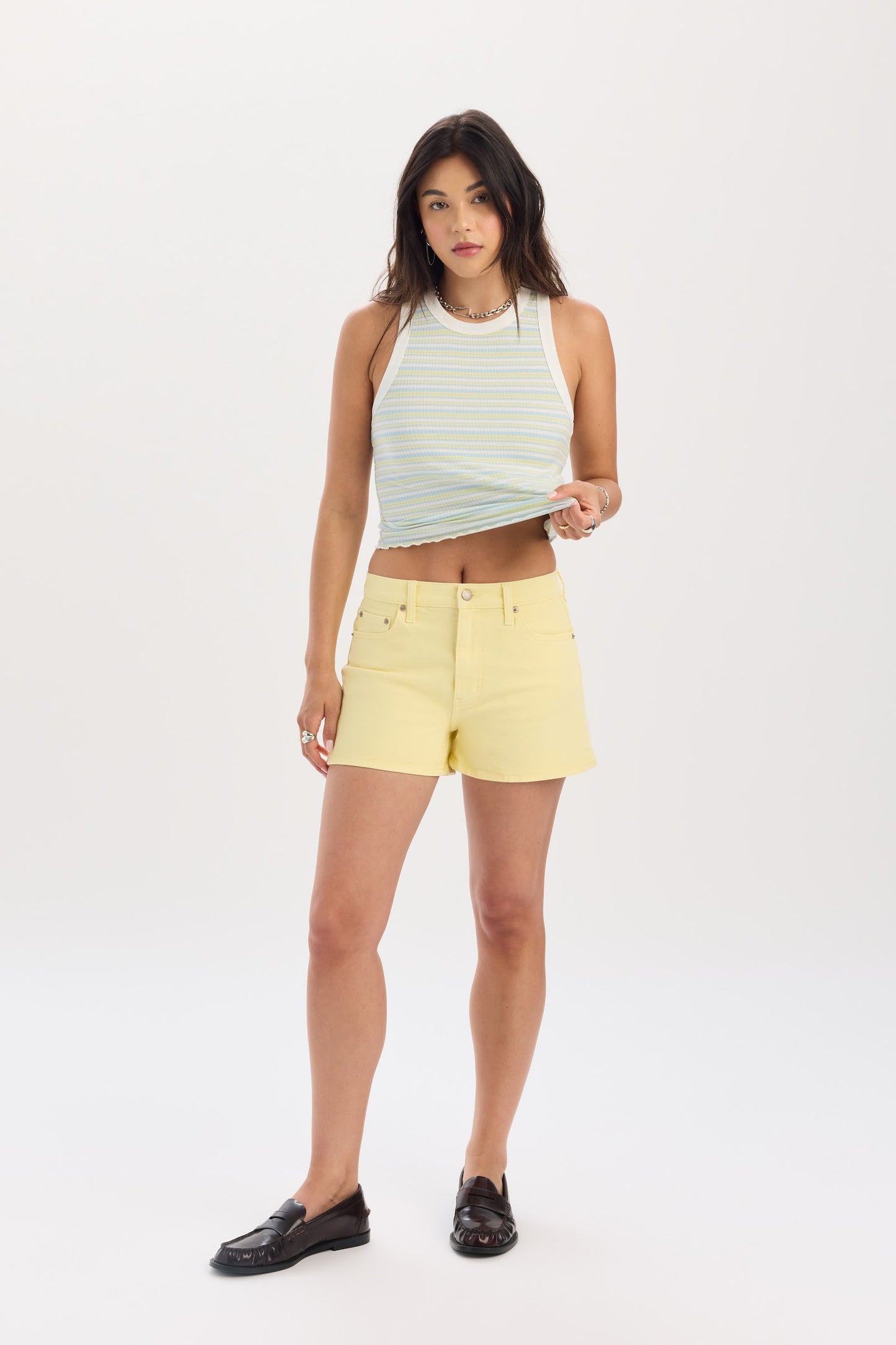 Troublemaker High Rise Short in Sunny