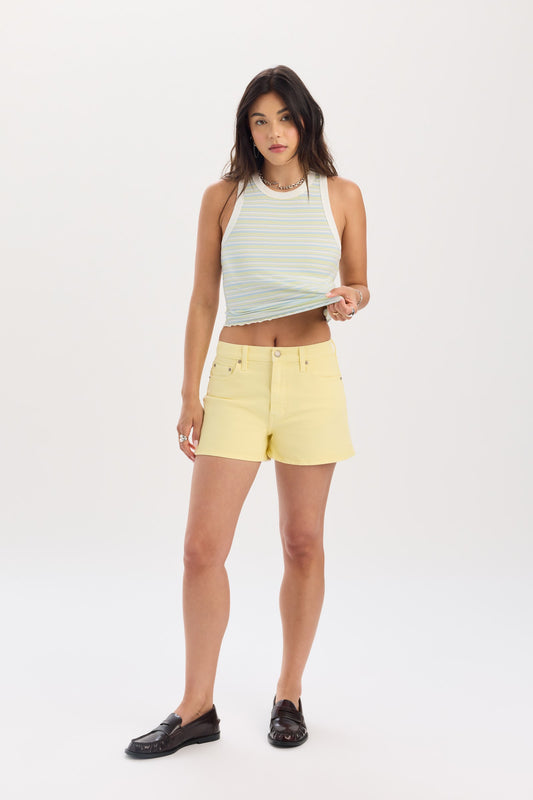 Troublemaker High Rise Short in Sunny