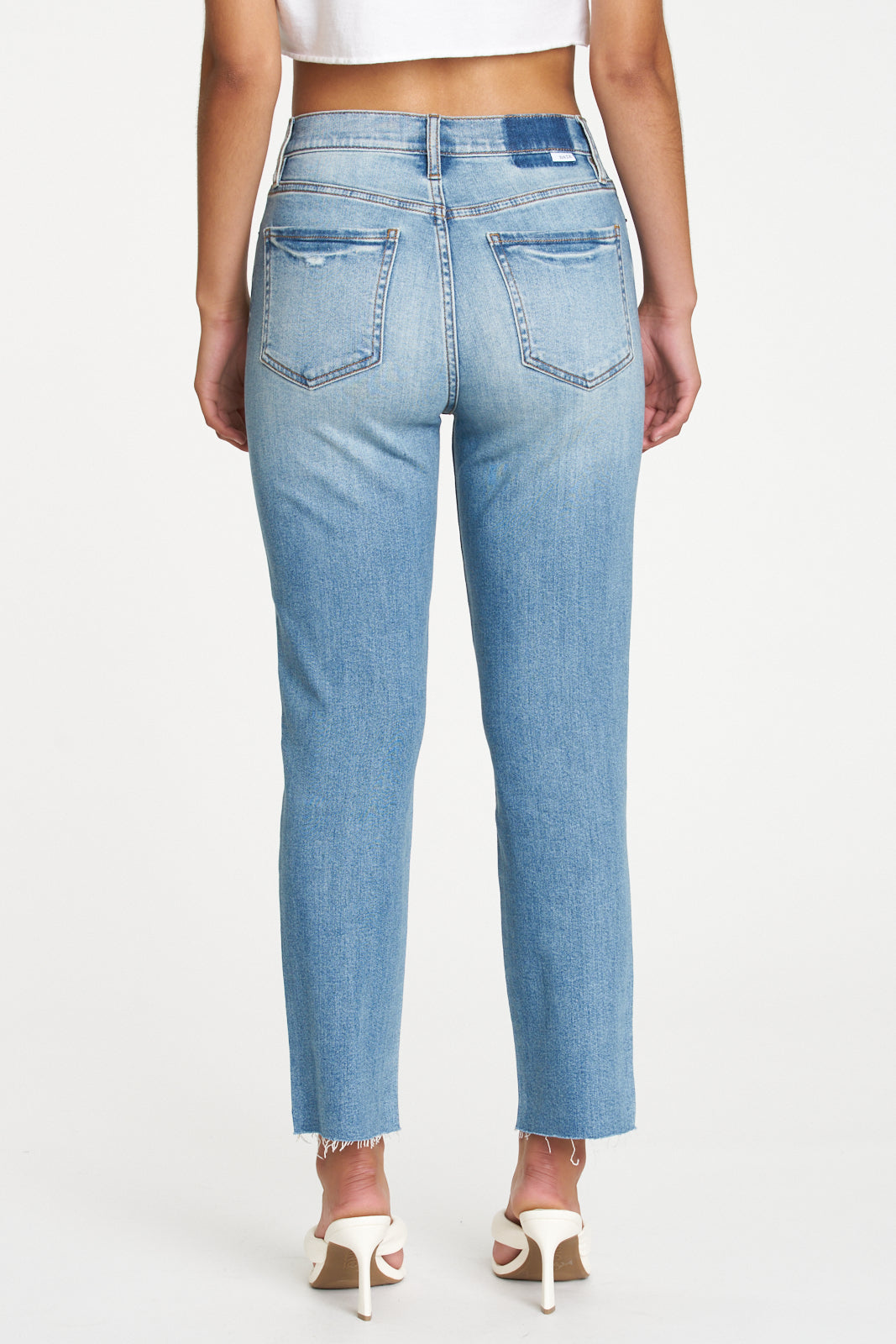The Glow high-rise bootcut jeans