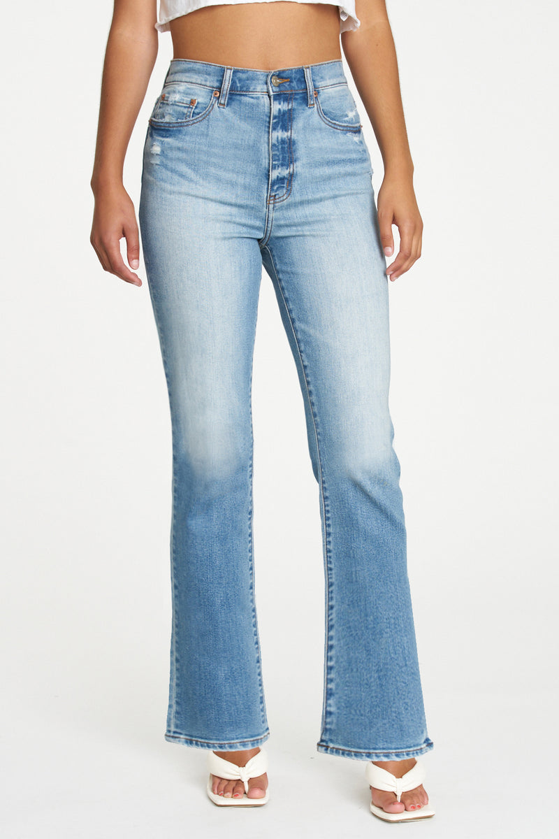 Go-Getter High Rise Flare in Glow Up – Daze Denim